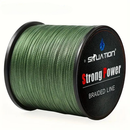 Fishing 300/500M Super Strong Anti-abrasion Fishing Line, 328/546YDS 4-Strand Multifilament PE Braided Line For Smooth Long Casting, With 10/20/30/40/80LB (4.54/9.07/13.61/18.14/36.29KG) Pull